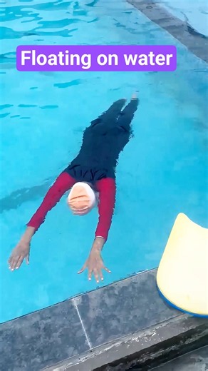 how to float on water... #floating #swimming