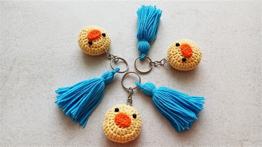 Cute Crochet Duck Keychain Tutorial | Easy & Fun DIY Gift Idea