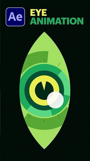 Eye Animation Tutorial in After Effects #tutorial #aftereffects #animation