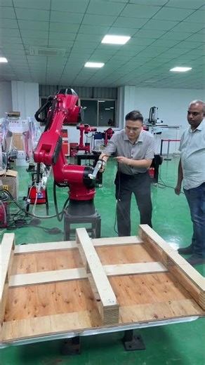 Welding Robot #WeldingRobot #robot #robotfactory#Programming-free spraying robot#Six-axis robot