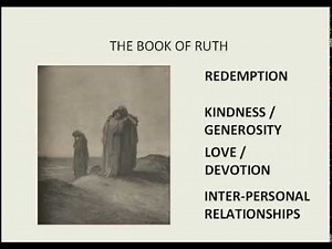 The Book of Ruth--Chapter 1: A verse-by-verse study