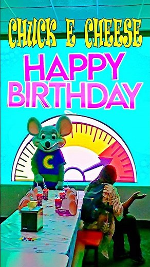 Chuck E Cheese Birthday Party #chuckecheese #shorts #shortsviral