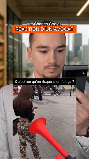 Charles Goelen on Instagram: "Elle fait tomber son téléphone, mais c’est lui qui doit rembourser ? 💳 Dans cette vidéo, une personne fait sursauter une dame avec un klaxon, et son téléphone finit par terre. On rit, mais qui paie la facture si l'écran est en miettes ? E st-ce qu'on peut vraiment être tenu responsable de rembourser un téléphone après une blague qui tourne mal ? ⚖️ Suis-moi [@gcavocat] pour comprendre tes droits au Québec. ⚠️ Cette vidéo est à titre informatif seulement et ne const