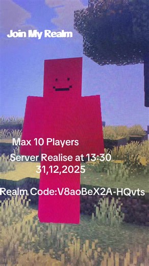 Join My Minecraft Bedrock Realm Server