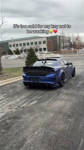 It’s too cold for my key not to be working😭💔 #srt #atoyye #hellcat #mopar #hemi