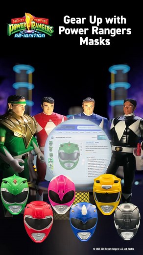 250K views · 1.6K reactions | Gearing up means masking up. Do it online now at your fav site! Be any or all of the Power Rangers!​ ​ #PowerRangers #MMPR #Masks #Cosplay #Reignition | Power Rangers | Facebook