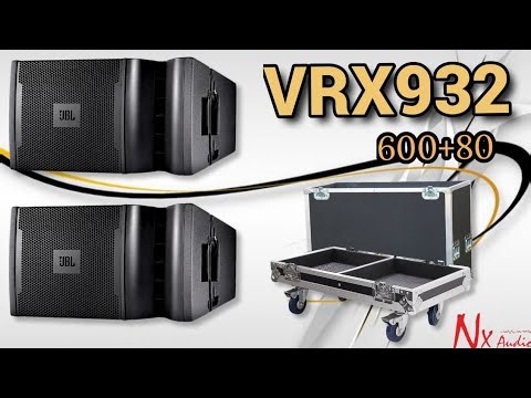 Vrx932 Single line Array 680w + 680w nx Audio outdoor testing