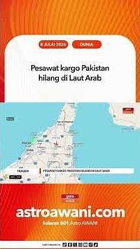 Pesawat kargo Pakistan hilang di Laut Arab