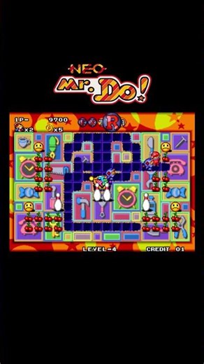 Neo Mr. Do! 02 – Classic Arcade Gameplay#shorts