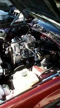 5.3 LS Carb First Start Up Idle And Some Revs - Open Manifolds