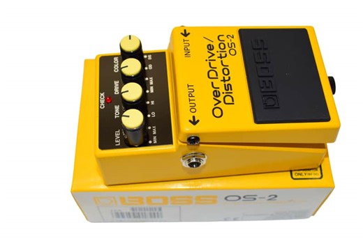 1997 Boss OS-2 Overdrive / Distortion (Silver Label) Guitar Effects Pedal w/ Box | Reverb