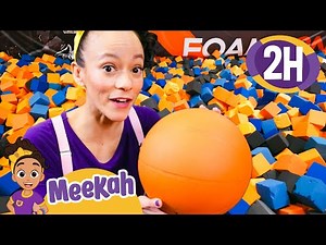 Meekah Learns How to Flip at Sky Zone! 🤸‍♀️ Jumping, Counting & Trampoline Fun | Kids TV Shows