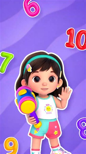 Learn Numbers 6 to 10 with Nini 🔨 | Number Popper | Numbers for Kids