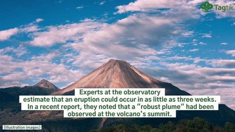 Scientists on high alert as US volcano about to erupt