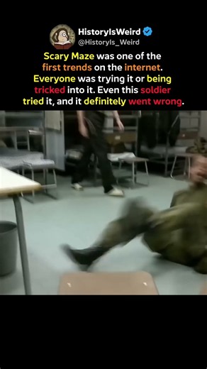 This Soldier Fell for the Scary Maze #Shorts