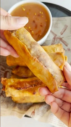 Chicken Spring Roll🔥🥬 Recipe