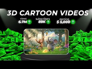 How to make Long 3D Cartoon Videos Using Free AI Tools ( consistent character + Dialogues )