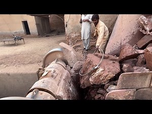 "Stone Crusher Machine: A Giant at Work"The Power of Stone: Machine Working in Action"#stonecrusher