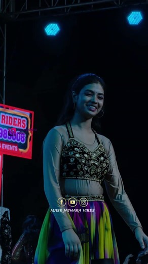 Rowdy Girl's Amazing Dance Highlights: Okka Maagadu Song Festival Vibes! #event #massjathara #viral