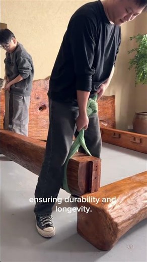 ​Artisanal Log Bed: From Raw Wood to Dreamy Comfort