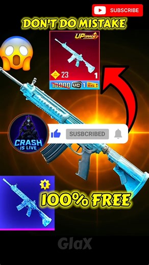 100% 😱 GET FREE M4 GLACIER 🔥 How to Get Free M4 Glacier | Free Glacier Cricket League Event #shorts