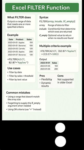 💻 Advanced Excel FILTER Function Tutorial | Save Hours of Work