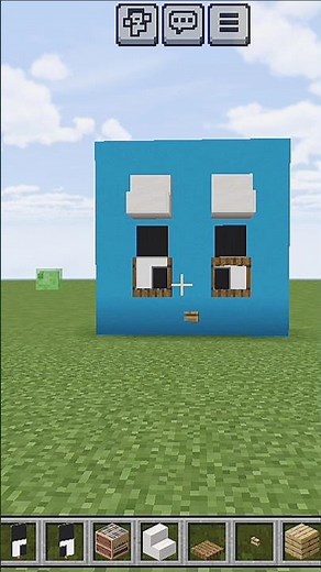 "How to Build Realistic Eyes in Minecraft!"#minecraft #shorts #gaming #trending