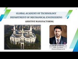 Additive Manufacturing-Introduction and Stages