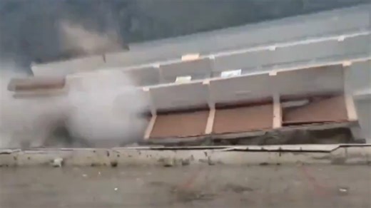 Video: Malana dam breaks in Himachal Pradesh, raging river engulfs building