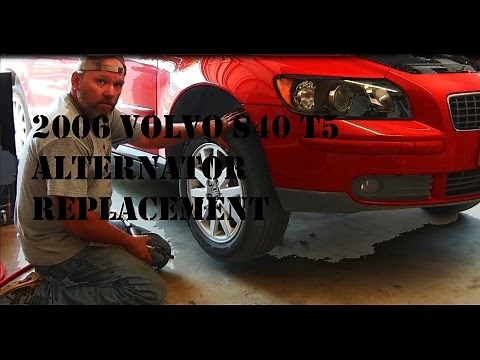 How To Replace an Alternator on a 2006 Volvo S40 Part 2 Reinstallation