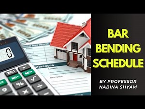 Bar Bending Schedule Explained | Steel Calculation for Slab, Beam, Column & Footing by Prof Nabina