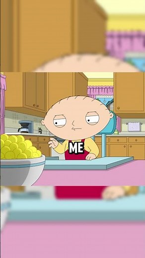 Stewie Meets Baby Yoda 😂 #familyguy #shorts