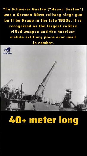 The Schwerer Gustav Largest #ww2 #history
