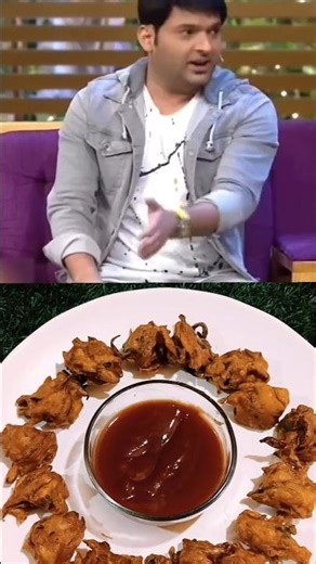 Kapil Sharma Onion pakoda recipe 🤤🔥 #short #food #trending #cooking