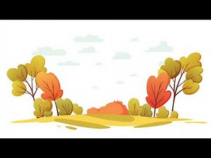 Autumn - Free Cartoon Background Loop