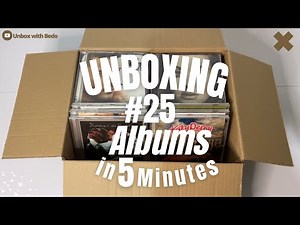 UNBOXING 25 Albums in 5 Minutes✨