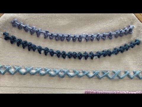 Stunning Bead Stitch Embroidery | Easy & Beautiful #youtubevideo #youtubeindia #youtubechannel