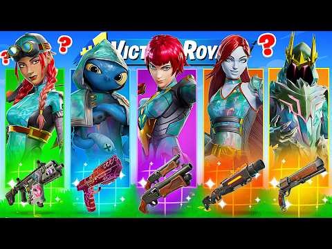 The *RANDOM* GREEN NEBULA BOSS Challenge in Fortnite!