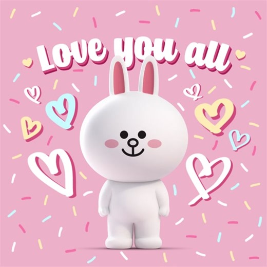 LINE FRIENDS: Cony Loves You All!