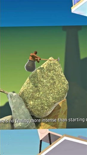 Playing Getting Over It Part 1 Hard Level Gameplay #gaming #gettingoverit #live #games #ajjubhaiin