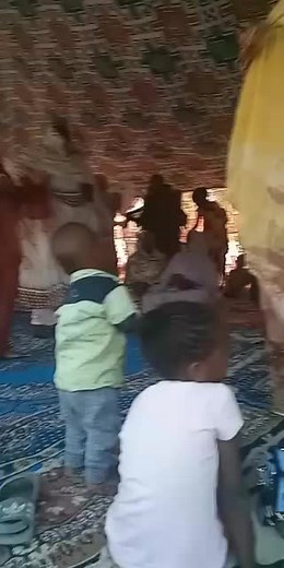 Cultural Ceremony Under Canopy: A Community Gathering