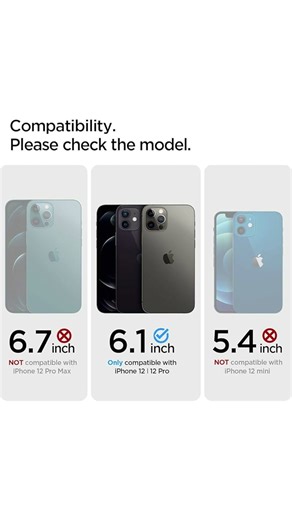 Spigen iPhone 12/12 Pro Screen Protector – Easy Install & Strong Protection #shorts