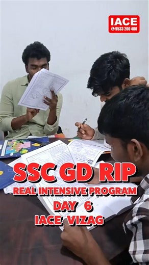 SSC GD Real Intensive Program Day 06 @ IACE Vizag | 14 Hours Intensive Preparation
