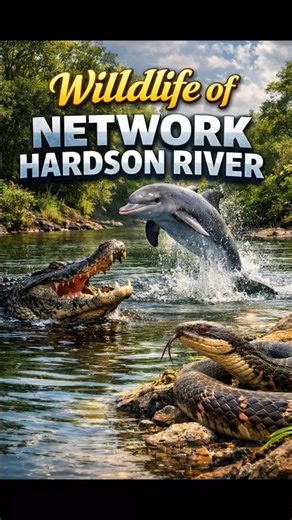 Dead River to Paradise 🌍 | Network Hardson River Wildlife Transformation in 16K