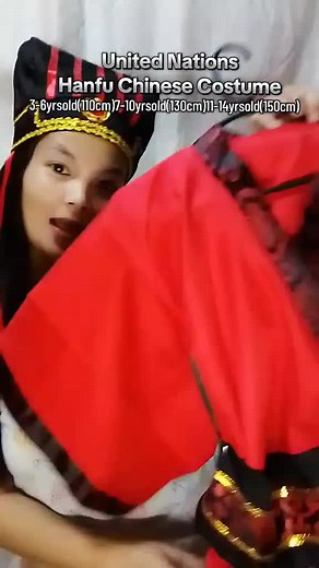 United Nations Hanfu Chinese Costume #hanfuchinese #tiktokfinds #costume #kidscostume #unitednations