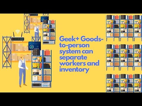How Geek+ Goods-to-person picking system helps disinfection of inventory?