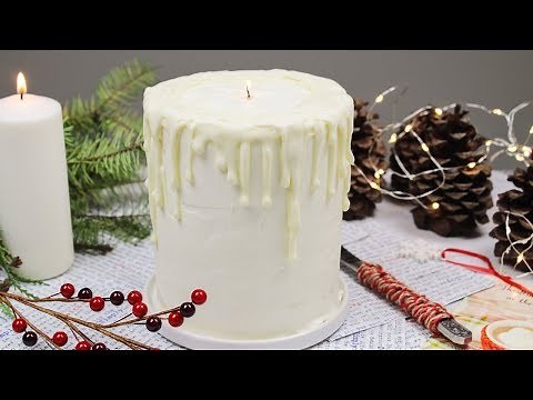 Amazing Christmas Candle Cake | How To Make Christmas Candle Cake