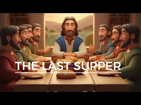The Last Supper 🍞 | The maundy thursday #passionweek #holyweek #maundythursday #animatedstory
