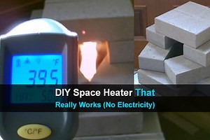 DIY Space Heater That Really Works (No Electricity)