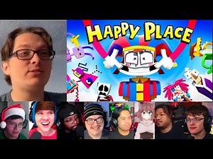 The Amazing Digital Circus Music Video 🎵 - Happy Place [VERSION A] Reaction Mashup